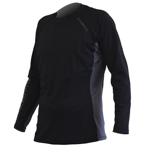 sharkskin rapid dry long sleeve black charcoal